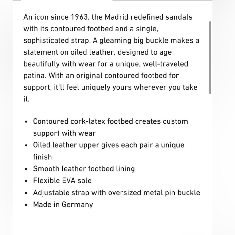 Birkenstock Big Buckle Madrid in Cognac - Picture 4 of 10